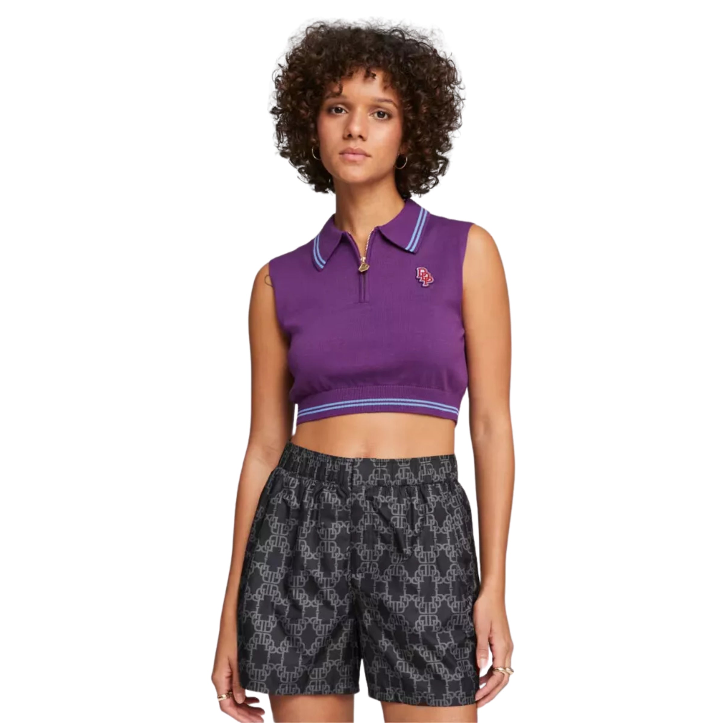 Puma Lds Golfer X Dapper Dan Sleeveless Crop Purple